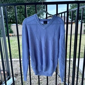 Dockers Men's Sky Blue V-Neck Sweater